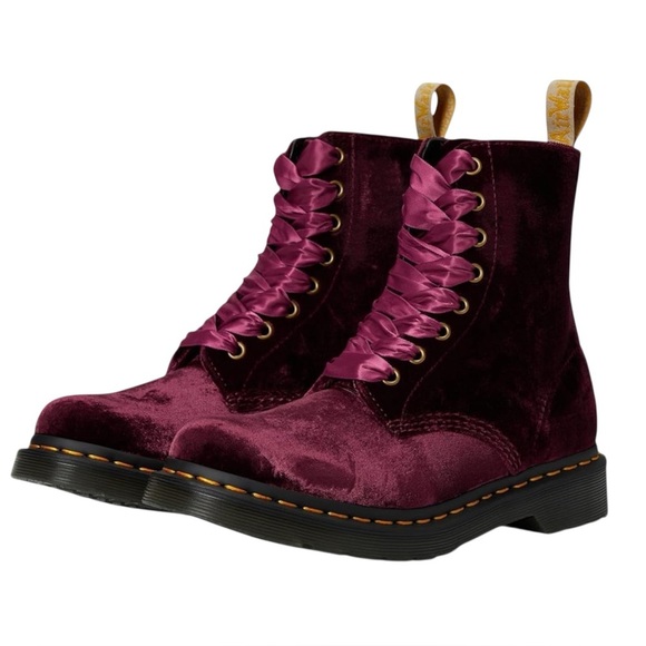 Dr. Martens Shoes - Dr. Martens Women's Vegan 1460 Pascal Velvet